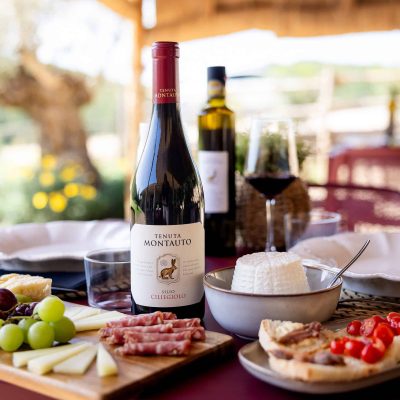 Degustazione cibo vino