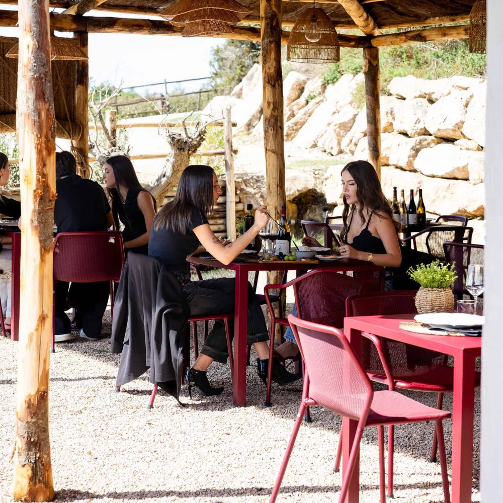 Degustazione esterno veranda