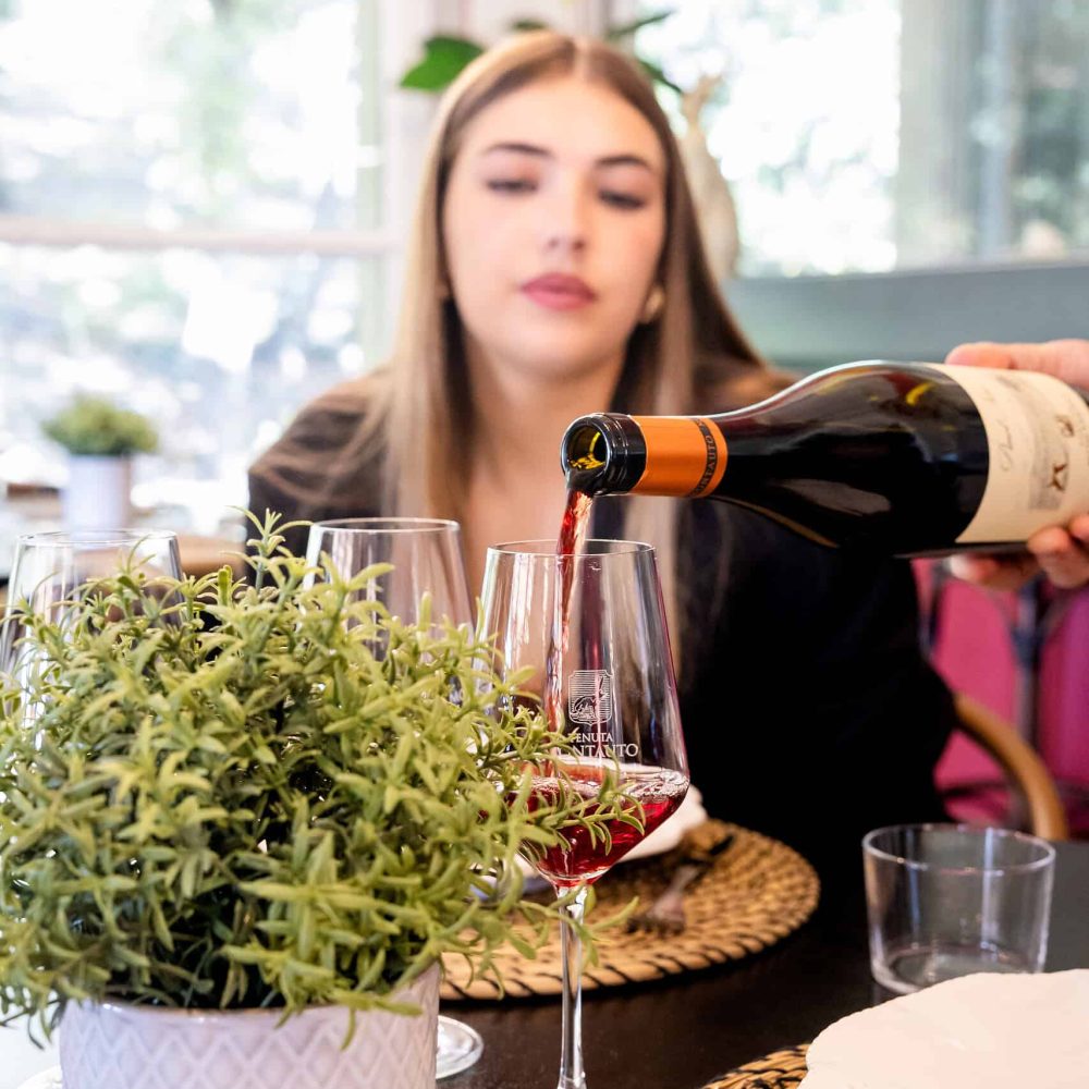 Degustazione Pinot nero rosso